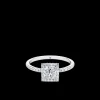 Hot MJ Jones Princess Halo Diamond Engagement Ring