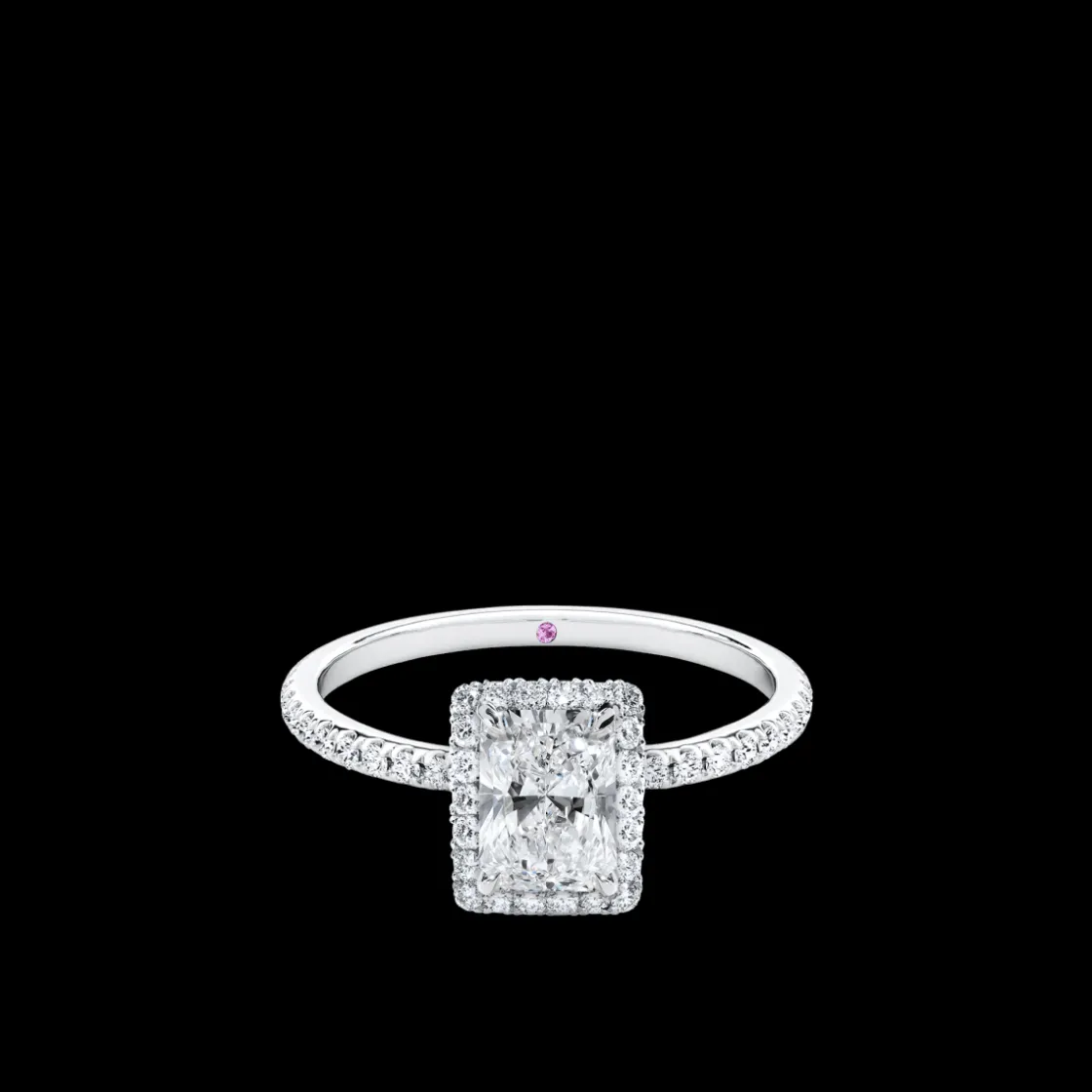 radiant_halo_diamond_enga_0.webp Sale MJ Jones Radiant Halo Diamond Engagement Ring