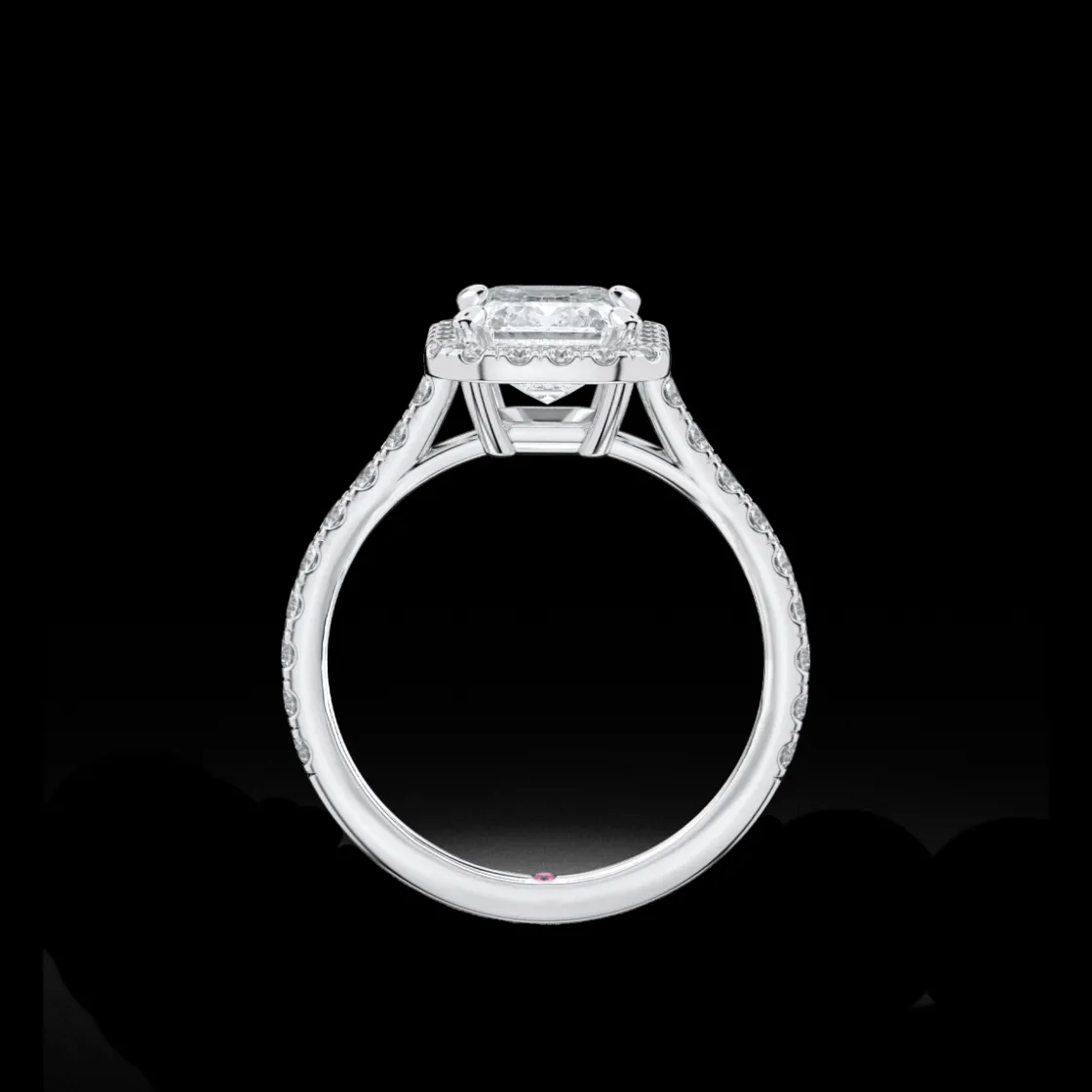 radiant_halo_diamond_enga_1.webp Sale MJ Jones Radiant Halo Diamond Engagement Ring