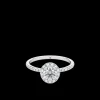 Best MJ Jones Round Halo Diamond Engagement Ring