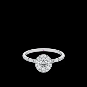 Best MJ Jones Round Halo Diamond Engagement Ring