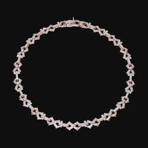 Hot MJ Jones Spiked Infinity & Cross Chain