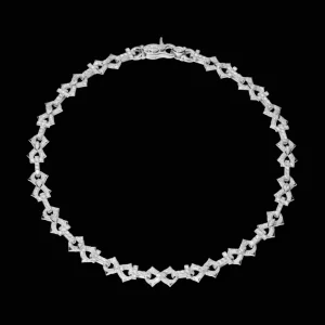 Outlet MJ Jones Spiked Infinity & Cross Chain