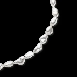 Best MJ Jones White Keshi Pearl Necklace