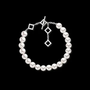 Outlet MJ Jones White Round Pearl Bracelet